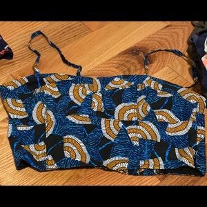 Tribal Print Crop Top